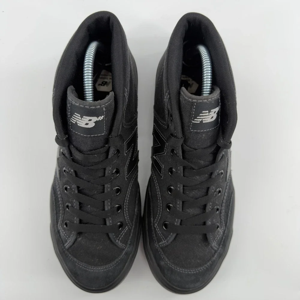 New Balance Numeric 213 Mid Skate Shoes Mens 9 Black Canvas Suede